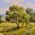 David Chapple -Poppy Fields in a Gorgeous California Oak Landscape-Oil Painting For Sale - Image 4 of 8