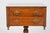 Wood Antique Mahogany Two-Drawer Sewing Table With Scroll-Foot Pedestal Base For Sale - Image 7 of 7