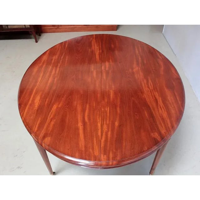 Antique Oval Mahogany Dining Table For Sale - Image 5 of 9