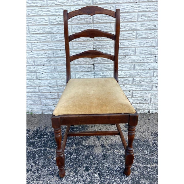 Vintage Ladderback Dining Chair Chairish