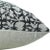 Art Deco Fabdivine-Decorative Block Print Cushion Cover 24x24 Inch Thick Linen-Midnight For Sale - Image 3 of 8