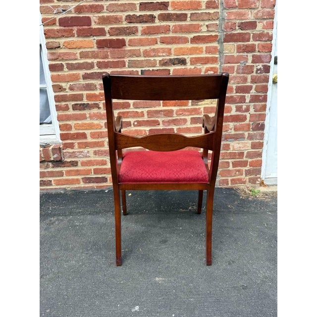 Mid 20th Century Set of 6 Federal Ducan Phyfe Style Dining Chairs For Sale - Image 13 of 17