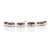 Red Bochic Red Garnet Gemstones Bolo Adjustable Bracelet in 925 Solid Silver For Sale - Image 8 of 10