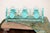 Cute, Vintage, Turquoise Enameled Steel Condiment Holder For Sale - Image 4 of 5