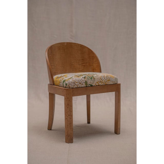 Vintage French Art Deco Side Chair, 1930s For Sale - Image 13 of 13