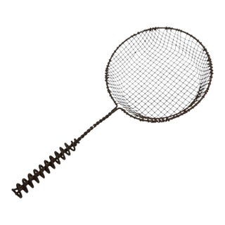 Vintage Wire Folk Art Scoop For Sale