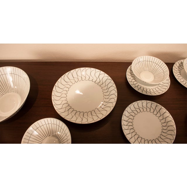 Bowls, Serving Bowl and Saucers from Castro Pottery, Spain, 1970s, Set of 14 For Sale - Image 10 of 13