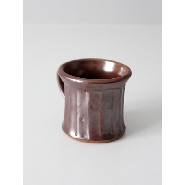 Vintage Handmade Studio Pottery Mug For Sale - Image 6 of 10