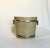 Mid 20th Century Mid-Century 13” Wide Planter Pot Decorative Bucket Faux Wood, 60s 70s For Sale - Image 5 of 12