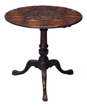 English Tilt-Top Supper Table of Mahogany