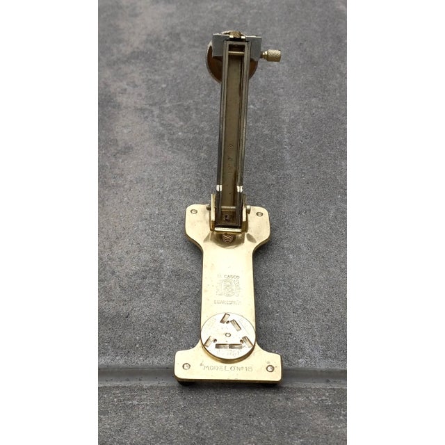 Gold 1960s El Casco Model No. 15 Stapler 23k Gold Plated Hand Polished For Sale - Image 8 of 15