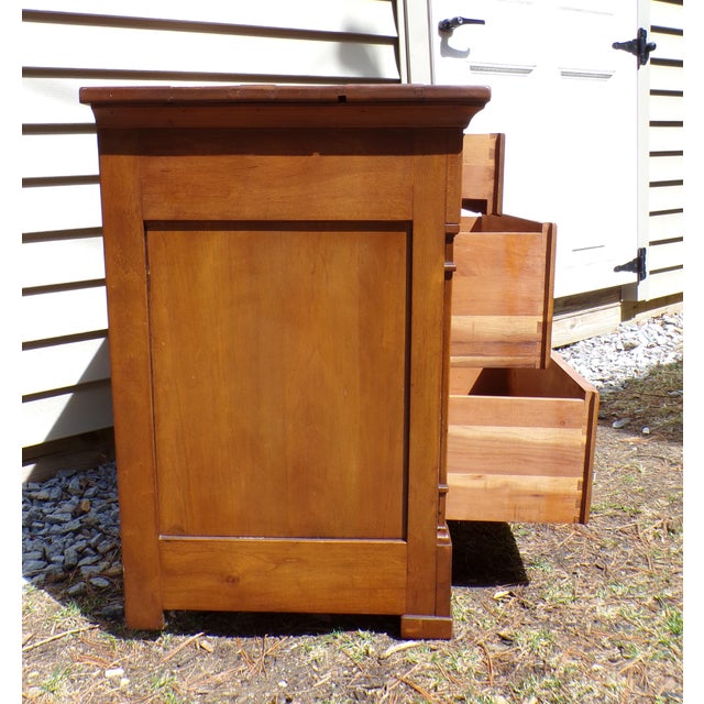 Vintage Neoclassical Style Henredon Chest of Drawers Dresser Server Night Stand For Sale - Image 9 of 13