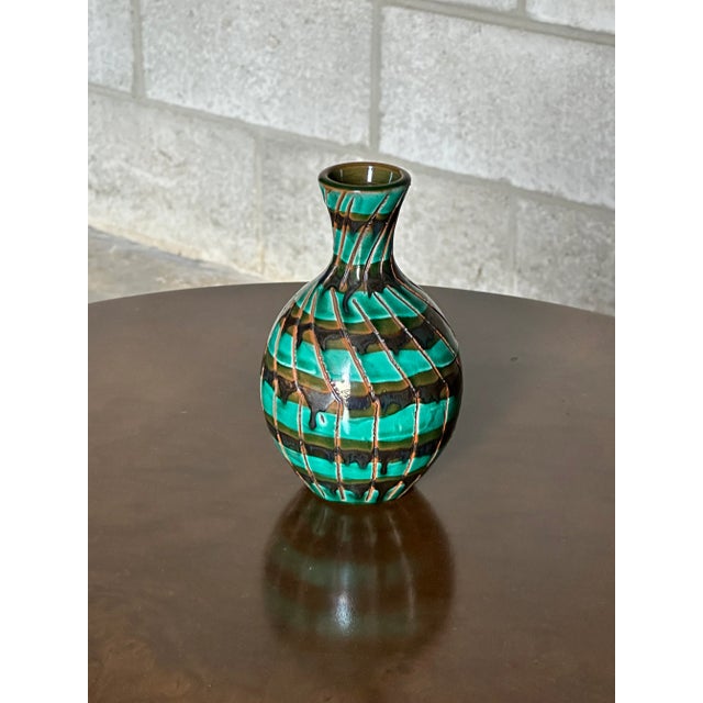 Mid-Century Modern 1950s Stig Lindberg Ceramic Vase, Sweden For Sale - Image 3 of 5
