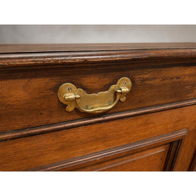 Late 19th Century Monumental 19th Century Mahogany Campaign Partner’s Library Desk For Sale - Image 5 of 12
