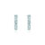 Not Yet Made - Made To Order 925 Sterling Silver Sky Blue Topaz Channel Set Birthstone Earrings- 2 Pieces For Sale - Image 5 of 10