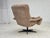 Danish Swivel Armchair in Beige Furniture Fabric, 1970s For Sale - Image 12 of 18