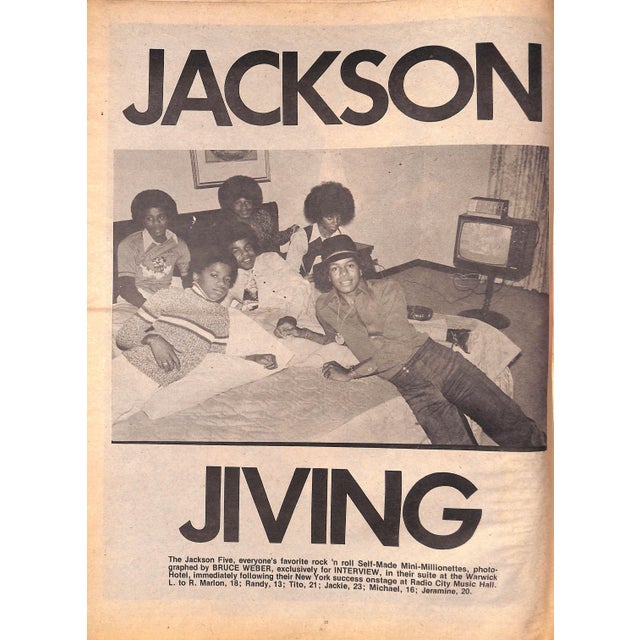 Traditional Andy Warhol's Interview Vol v March 1975 W/ Lee Radziwill on Cover For Sale - Image 3 of 12