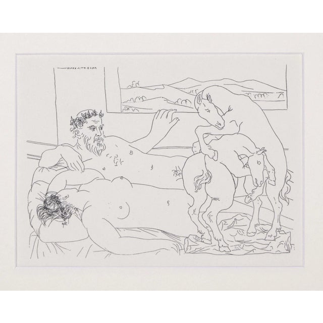 Abstract Vintage Pablo Picasso Vollard Suite Print 1956 For Sale - Image 3 of 6