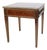 20th Century Neoclassical-style Mahogany Brass Table For Sale