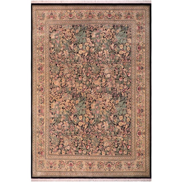 Breathtaking Persian design precisely handcrafted by master weavers in a tight nit weave. This state of art one of a kind...