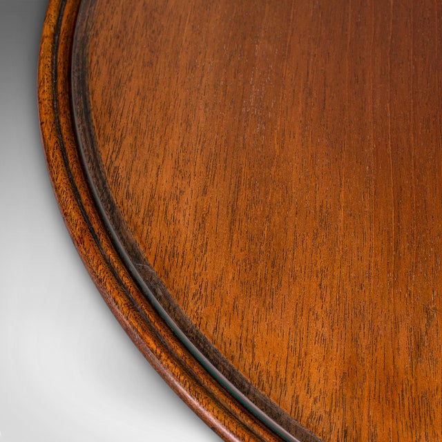 Brown Antique Display Turntable, English, Walnut, Glass, Lazy Susan, Edwardian, c.1910 For Sale - Image 8 of 9