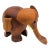 1950s Danish Teak Wood Elephant Toothpick Holder For Sale