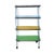 Vintage Industrial Colorful Shelves For Sale