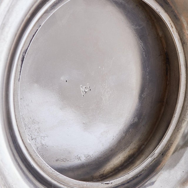 Mid 20th Century French Silver-Plated Ram Handle Champagne Bucket, 1960s For Sale - Image 5 of 7