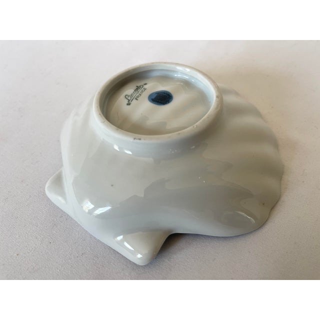 Mid 20th Century Limoges French Porcelain Sea Shell Dish W/ Hand Painted Lily-of-the-Valley Motif For Sale - Image 11 of 11