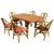 Brown Ritts Tropitan Bamboo Dining Table & Chairs - Set of 7 For Sale - Image 8 of 8