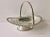 Antique Silver Plated Basket For Sale - Image 9 of 9