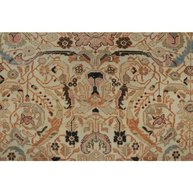 Traditional Antique Persian Mahal Rug With Allover Colorful Floral Patterns - Rug & Kilim For Sale - Image 3 of 7