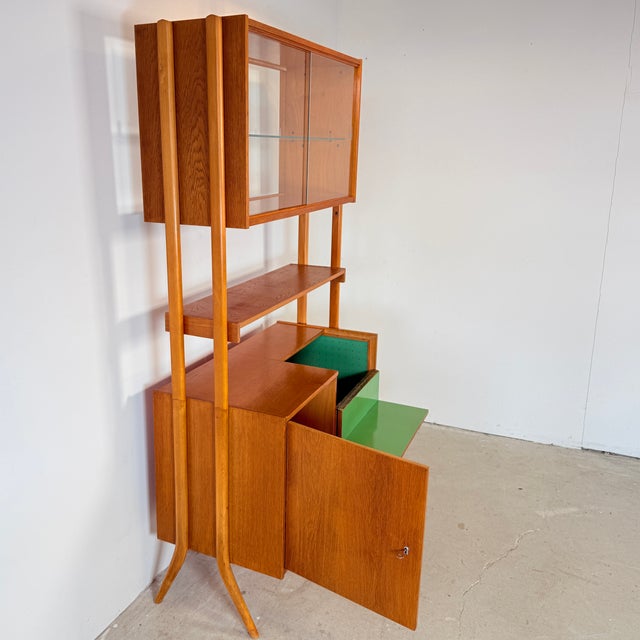 Wood Vintage Monti300 Modular Bar Cabinet by František Jirák for Tatra, 1960s For Sale - Image 7 of 15