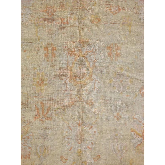 Late 19th Century 19th Century Antique Oushak Rug no. 10633 For Sale - Image 5 of 14