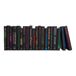 Decorative Books - Onyx & Metallic Books - Black Books by the Foot