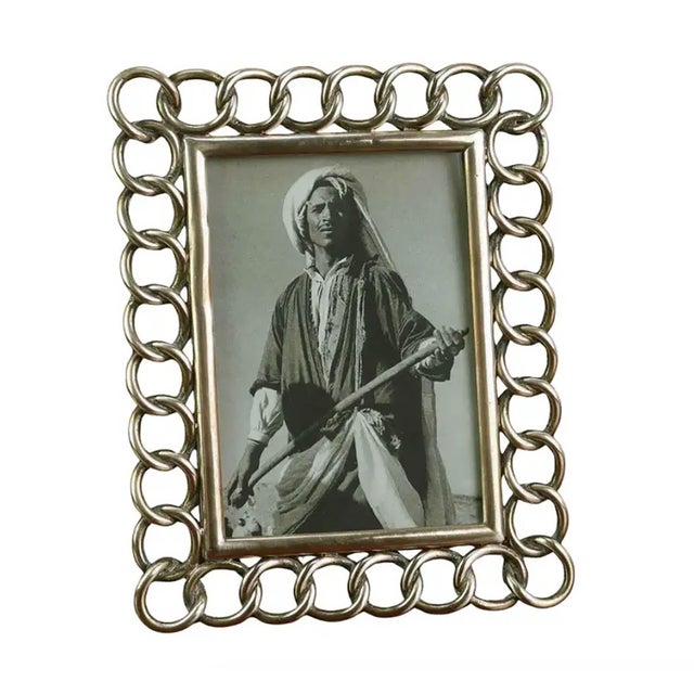 Metal Antique English Brass Ring Frame, 1900 For Sale - Image 7 of 7