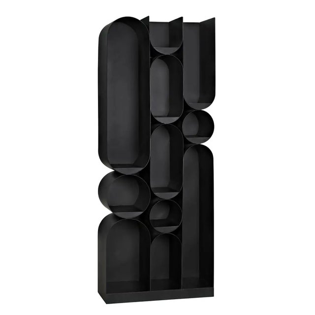 Noir NOIR Atomic Bookcase, Metal For Sale - Image 4 of 6