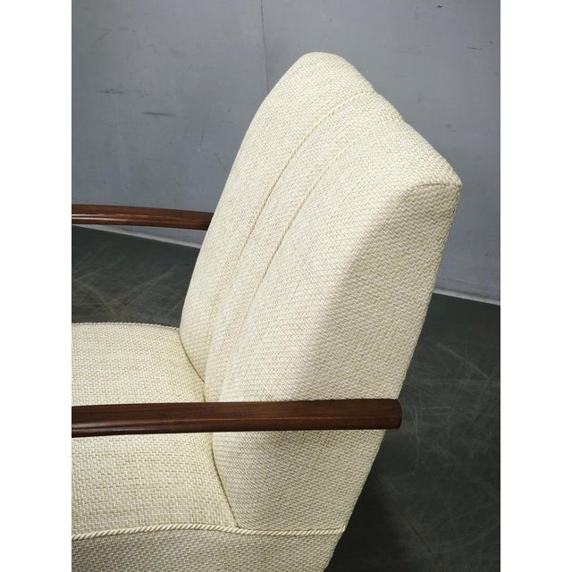 1940s Art Deco Bentwood Armchair by Jindřich Halabala, Former Czechoslovakia, 1940s For Sale - Image 5 of 16