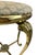 Glo-Mar Artworks Neoclassical Brass Vanity Seat, Occasional Stool, Footstool. For Sale - Image 4 of 10