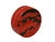 Paint Oriental Asian Black Red Lacquer Round Relief Scenery Accent Box For Sale - Image 7 of 11