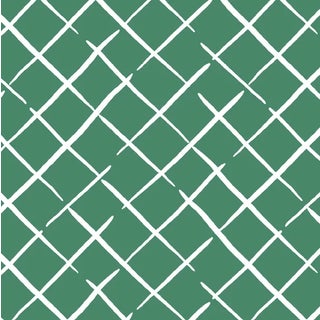 Bahama Court Forest Green Wallpaper For Sale