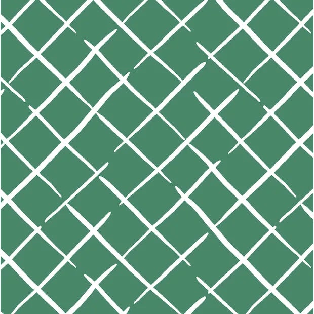 Bahama Court Forest Green Wallpaper For Sale