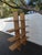 Wood Wood Vintage Open Bookcase Display Shelving Etagere 6457 For Sale - Image 7 of 14