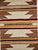 Textile Vintage Native American Navajo Area Rug, Handwoven Wool, Geometric Band Pattern, Ivory, Rust, Purple, Yellow, 2x3 For Sale - Image 7 of 14
