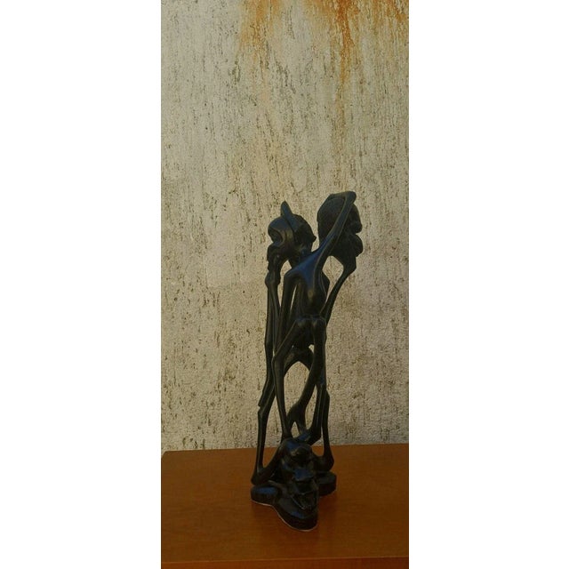 Wood 1960s Italian Mid Century Sculpture Student Work For Sale - Image 7 of 8