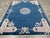 Late 20th Century Galerie Shabab Collection Late 20th Century Handmade Chinese Peking Room Size Carpet in Blue and Mauve For Sale - Image 5 of 10