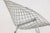 White Diamond Armchairs by Harry Bertoïa for Knoll, 1970s, Set of 4 For Sale - Image 8 of 9