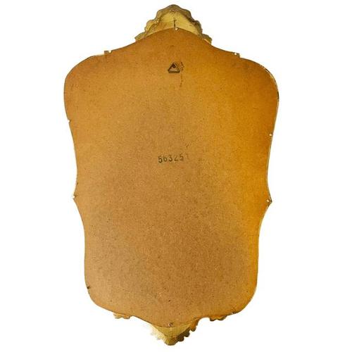 Glass Mid-Century Hollywood Regency Baroque Style Gilt Crested Mirror from Pieterman, 1960s For Sale - Image 7 of 9