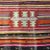 Pastel Pink Red Purple Blue Green Late 19th Century Antique Turkish Oushak Striped Rug With Fringe - 4′5″ × 7′6″ For Sale In Oklahoma City - Image 6 of 8