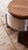 Soft Futurism Lunar Side Table in Aluminum and Walnut by Filippo Andrighetto For Sale - Image 4 of 15